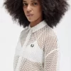 Chemise femme en maille ajourée