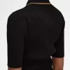 Chemise femme en tricot côtelé