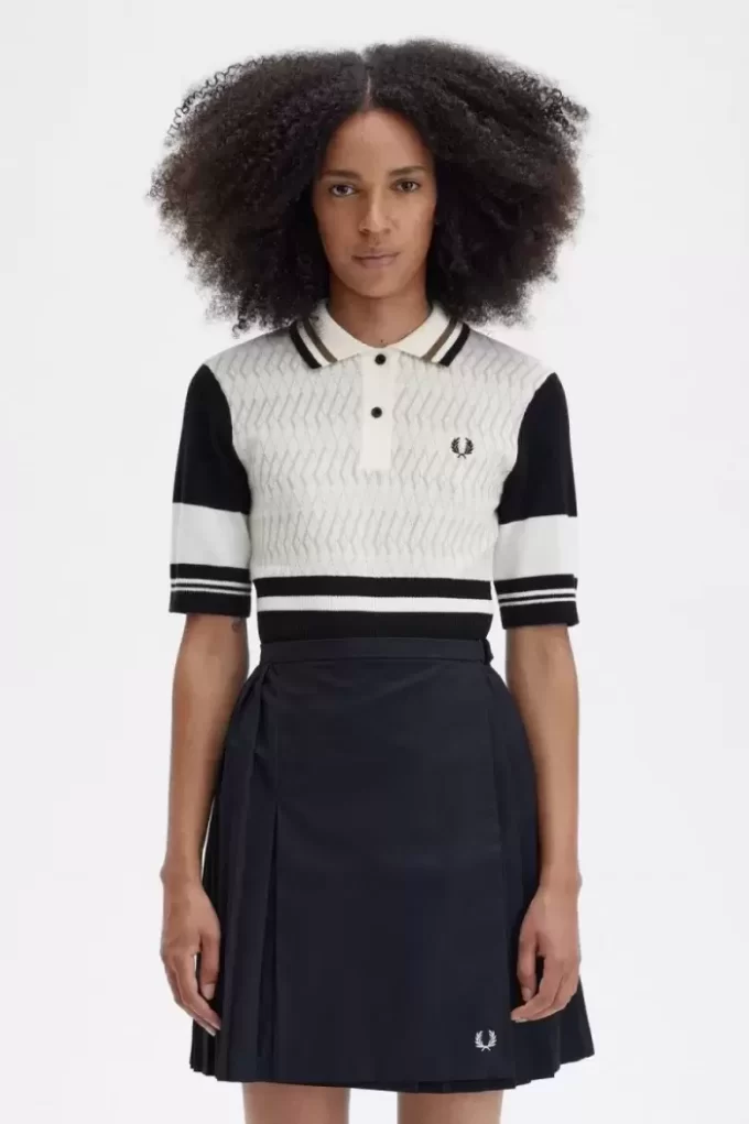 Chemise femme en tricot jacquard