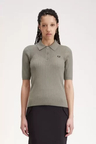Chemise femme en tricot pointelle
