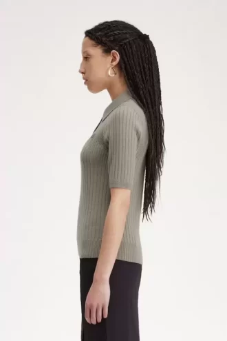Chemise femme en tricot pointelle