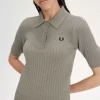 Chemise femme en tricot pointelle