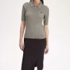 Chemise femme en tricot pointelle