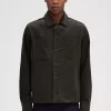 Chemise Fred Perry en velours côtelé pour homme