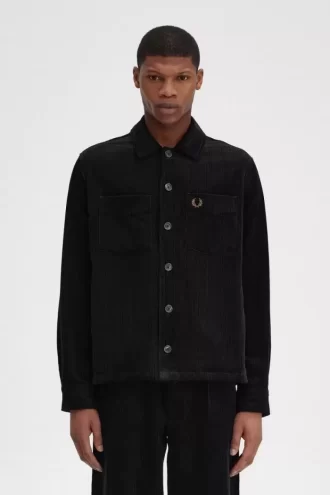 Chemise Fred Perry en velours côtelé pour homme