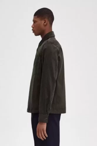 Chemise Fred Perry en velours côtelé pour homme