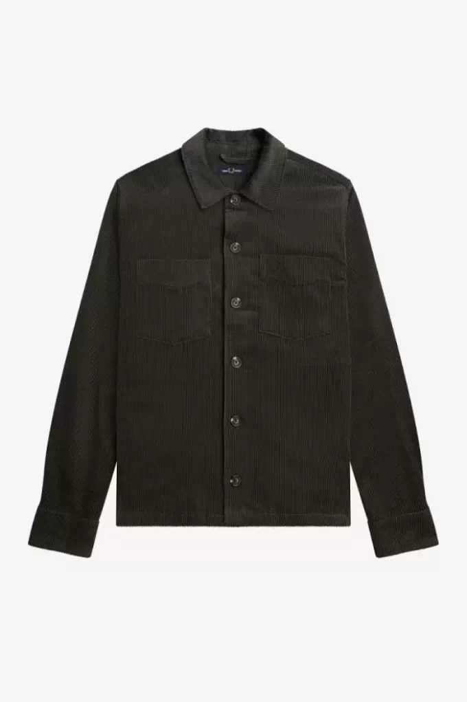 Chemise Fred Perry en velours côtelé pour homme