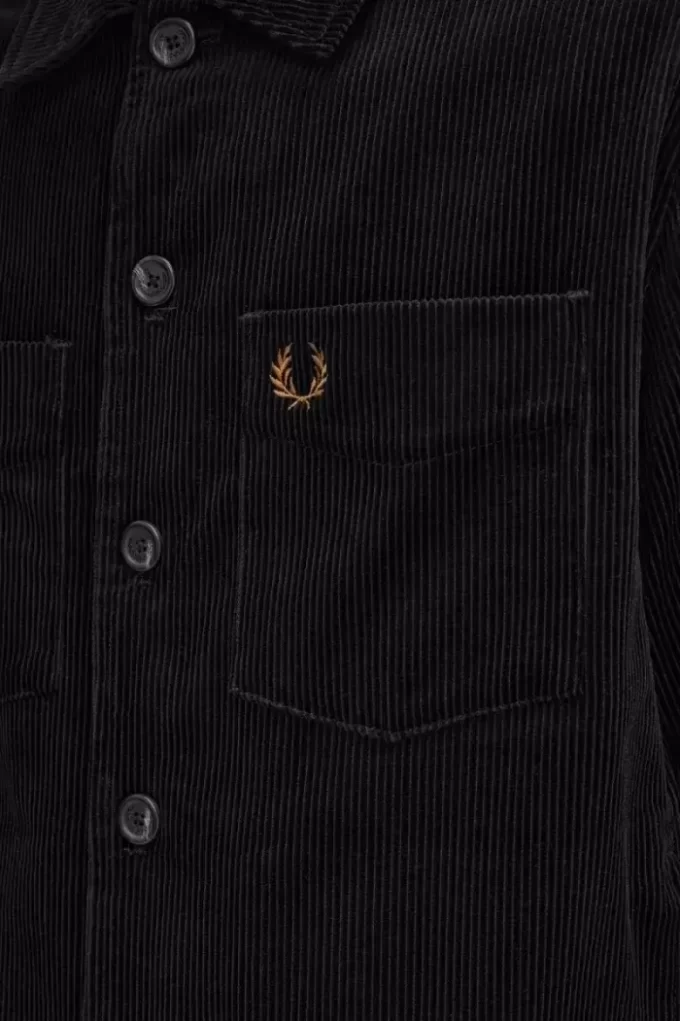 Chemise Fred Perry en velours côtelé pour homme