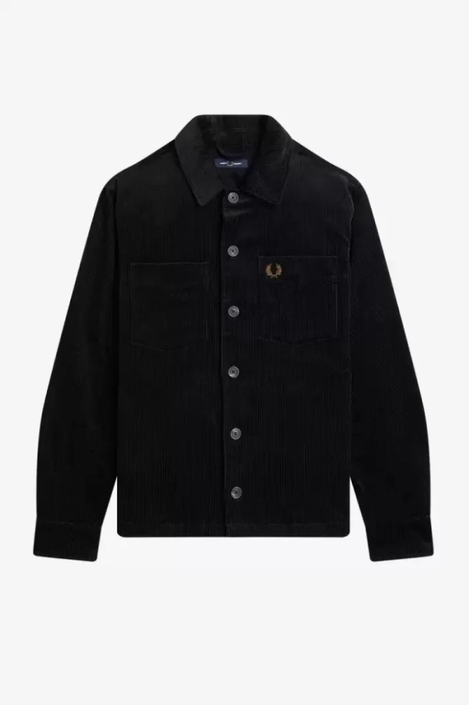 Chemise Fred Perry en velours côtelé pour homme