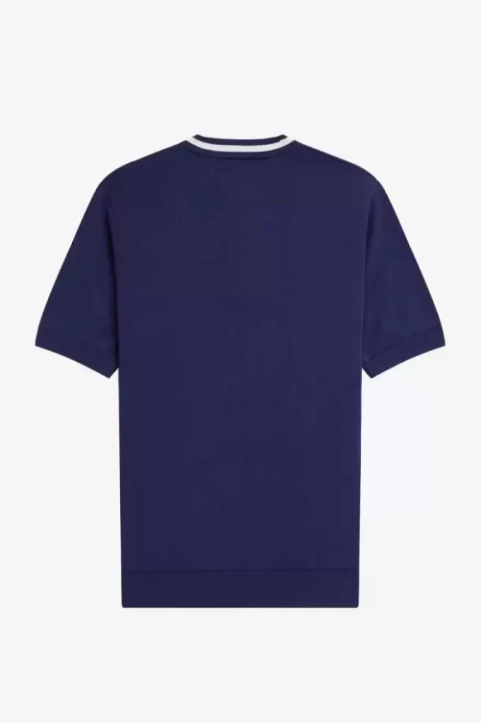 Chemise Henley en maille torsadée pour homme