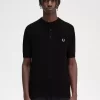 Chemise Henley à point gaufré pour homme