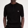 Chemise Henley à point gaufré pour homme