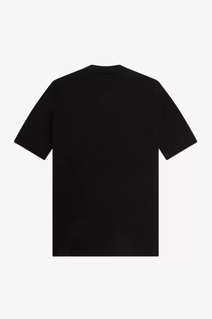 Chemise Henley à point gaufré pour homme