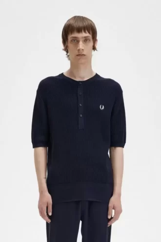 Chemise homme en tricot côtelé