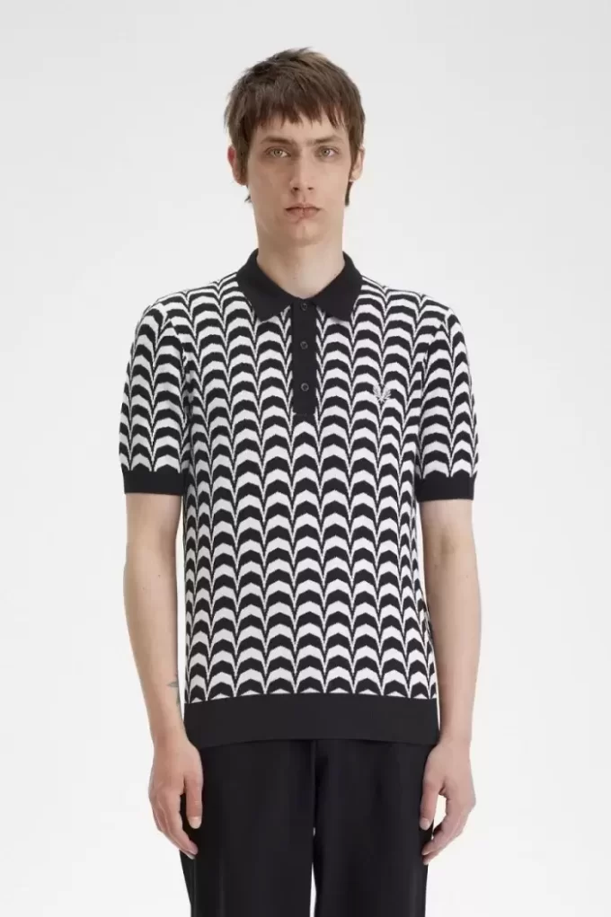 Chemise homme en tricot jacquard