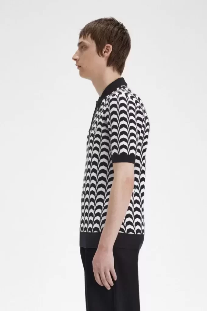Chemise homme en tricot jacquard