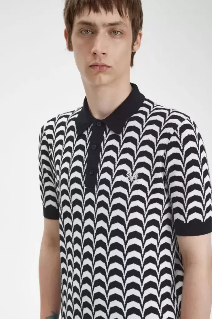 Chemise homme en tricot jacquard