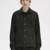 Chemise homme en velours côtelé gaufré