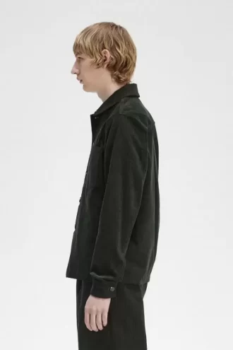 Chemise homme en velours côtelé gaufré