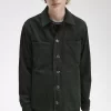 Chemise homme en velours côtelé gaufré