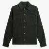 Chemise homme en velours côtelé gaufré