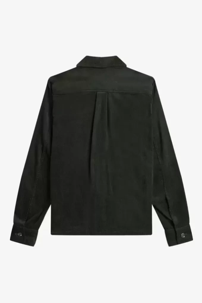 Chemise homme en velours côtelé gaufré