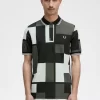 Chemise homme à imprimé pixel