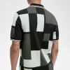 Chemise homme à imprimé pixel