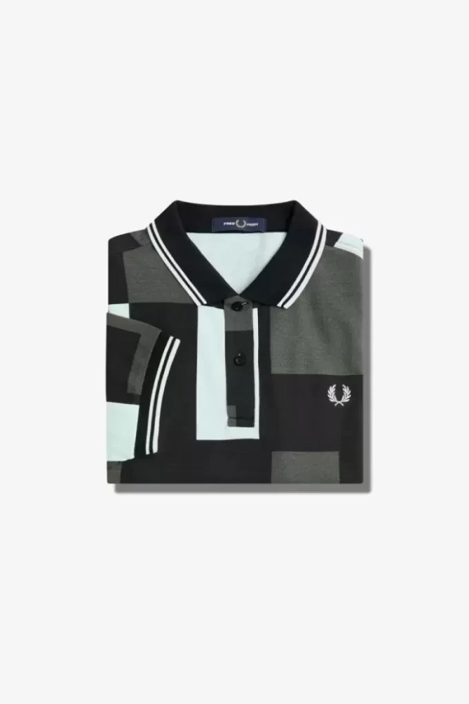 Chemise homme à imprimé pixel