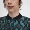 Chemise homme à imprimé serpent
