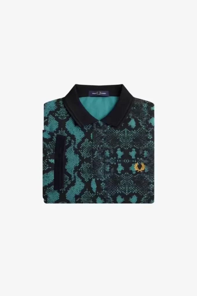 Chemise homme à imprimé serpent