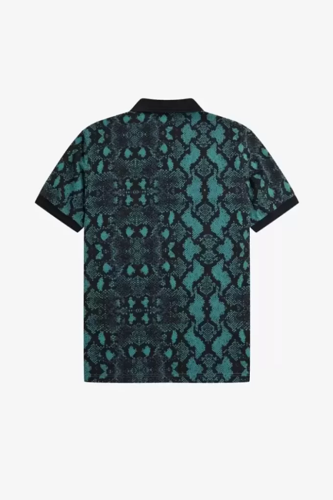 Chemise homme à imprimé serpent