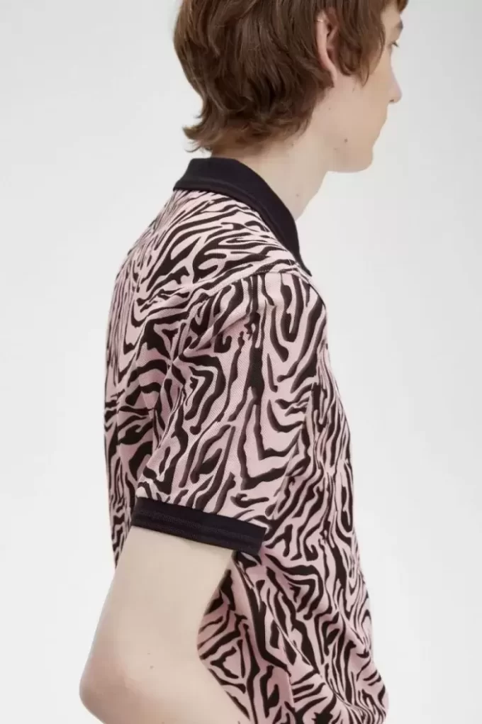 Chemise homme à imprimé zèbre