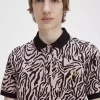 Chemise homme à imprimé zèbre