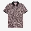 Chemise homme à imprimé zèbre