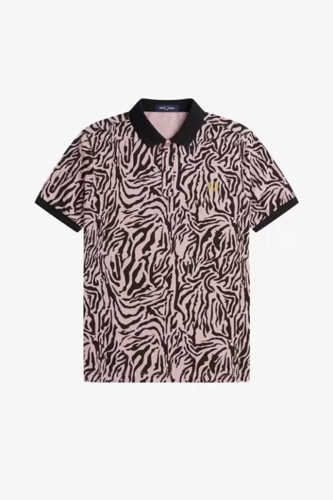 Chemise homme à imprimé zèbre