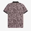 Chemise homme à imprimé zèbre