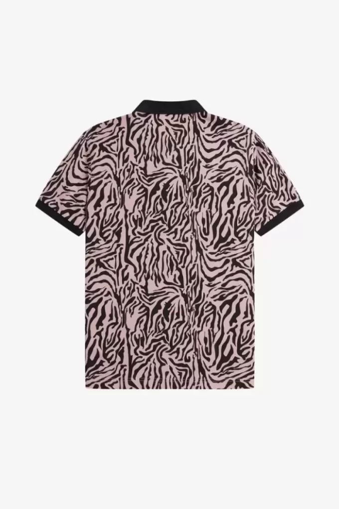 Chemise homme à imprimé zèbre