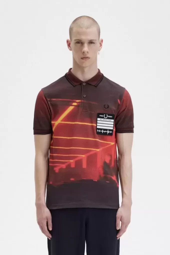 Chemise à imprimé graphique pour homme