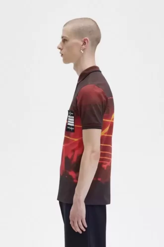 Chemise à imprimé graphique pour homme