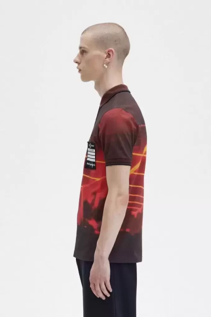 Chemise à imprimé graphique pour homme