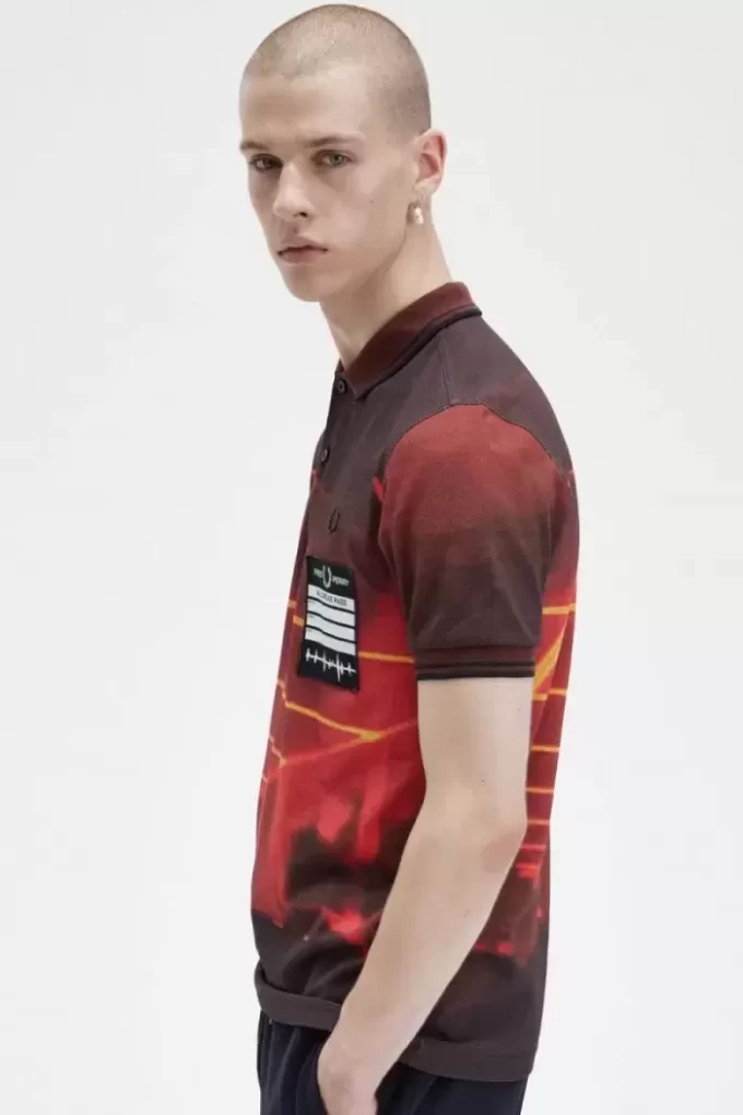 Chemise à imprimé graphique pour homme