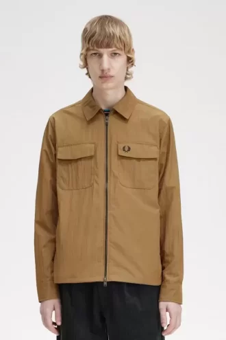 Chemise légère zippée pour homme