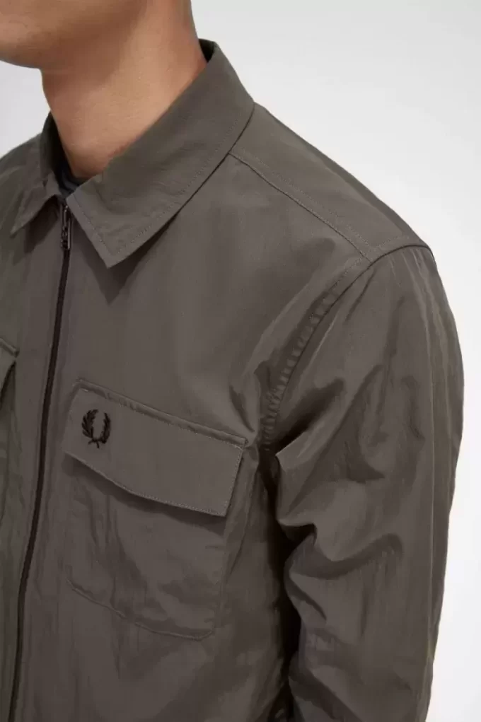 Chemise légère zippée pour homme
