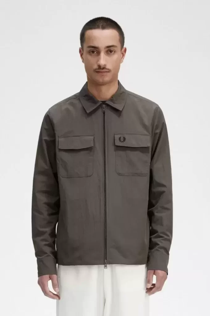 Chemise légère zippée pour homme