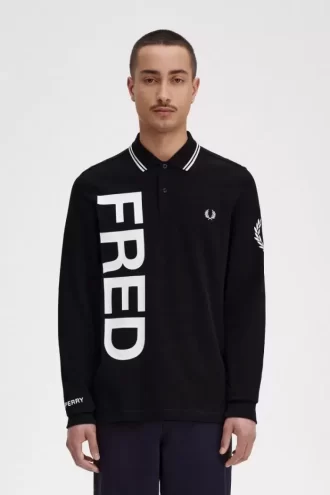 Chemise à manches longues pour homme avec motif audacieux