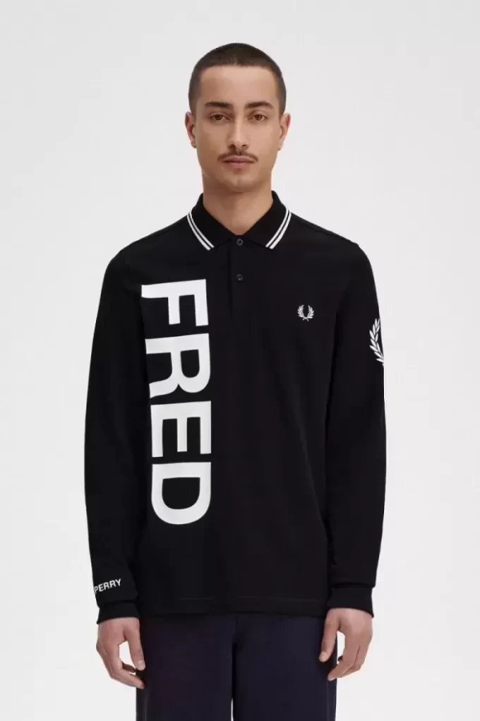 Chemise à manches longues pour homme avec motif audacieux