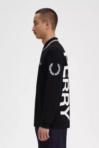 Chemise à manches longues pour homme avec motif audacieux