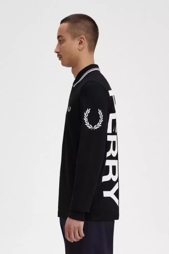 Chemise à manches longues pour homme avec motif audacieux