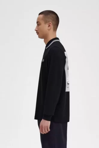 Chemise à manches longues pour homme à motif graphique Rave